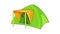 Green tent icon animation