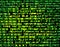 Green terminal pixel mess texture background