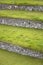 Green terraces at Machu Picchu in Peru