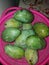 Green testy mango fruits