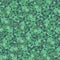 Green textile seamless pattern. Leafy abstract endless background for fabric, tile, textile