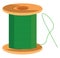 Green thread, icon