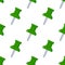 Green Thumbtack Pushpin Seamless Pattern