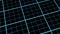 Green tile grid with fast electric animation background