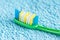 Green toothbrush
