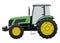 Green tractor