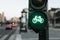 Green traffic lamp (light) for bicycle