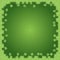 Green Transparent Puzzles Pieces - Vector Jigsaw