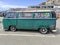 Green transporter t3 camper park at the beach, cornwall england June 8 2022