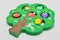 Green Tree Rubber Eraser