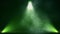 Green Triangle Stage Lights and Smoke VJ Loop Motion Background