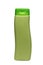 Green tube bottle of shampoo, conditioner, hair rinse, gel isolated