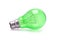 Green tungsten light bulb