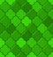 Green Turkish Mosque Seamless Tile Pattern. Vector