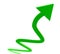 Green upward arrow icon