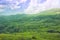 Green Valley. Mountainous terrain, open space landscape. Armenia