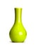 Green vase isolated