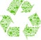 Green Vector Recycle icon