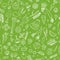 Green vegetables, detox. Seamless pattern design