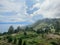 Green view lake toba north sumatera