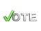 Green vote check symbol