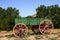 Green Wagon with Red Wheels