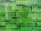 Green wall ceramic terracotta tile texture.
