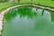 Green water pond tropical lake