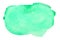 Green watercolor brush strokes