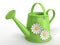 Green watering can