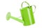 Green watering can, 3D rendering