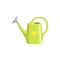 Green Watering Can With Heart Print