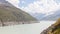 The green waters of Lake Dix - Dam Grand Dixence - Switzerland