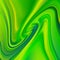 Green wavy paint streams. Vector abstract background. Acrylic paint 10