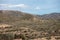 The green way of Lucainena under the blue sky in Almeria