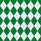 Green White Argyle Diamond Plaid Stripe Pattern