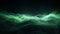 Green and white bioluminescent wallpaper