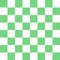 Green White Chessboard Y2K Pattern