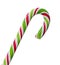 Green, white and red candy Christmas stick, lollipop