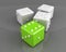 Green winning dice