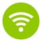 Green wireless network vector sign