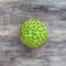 Green wooden wicker ball eco conceptual