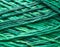 Green yarn roll