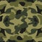 Green year defensive decorative pattern from figures