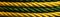 Green Yellow Close Up Very Detailed Pattern Of Ropes Panoramic Banner. Generative AI