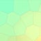 Green and yellow Giant Hexagon in square shape background illustration.