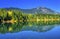 Green Yellow Gold Lake Reflection Snoqualme Pass Washington