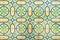 Green and Yellow Patterned Portuguese Tiles