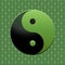 Green Ying-Yang symbol