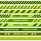 Green zone seamless caution tapes